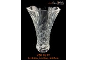 AMORN) Vase 250 FGTY - แจกันแก้วคริสตัล เจียระไน 